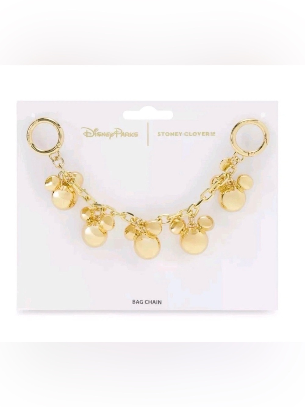 Disney Gold Mickey Charm Bracelet Chain